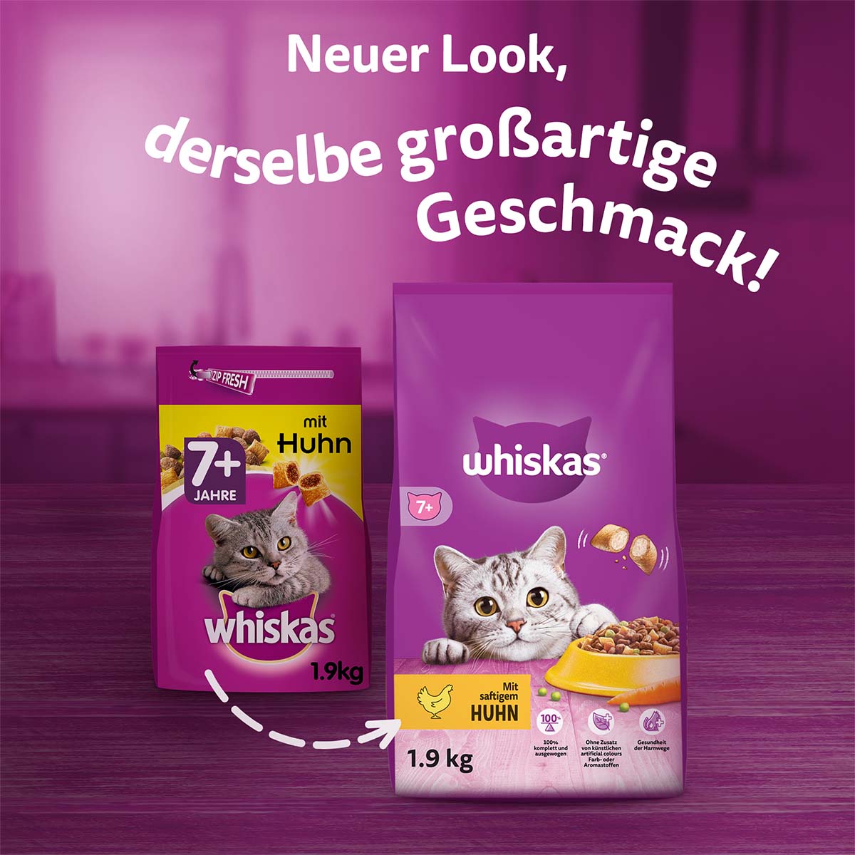 Whiskas Senior 7+ mit Huhn günstig kaufen