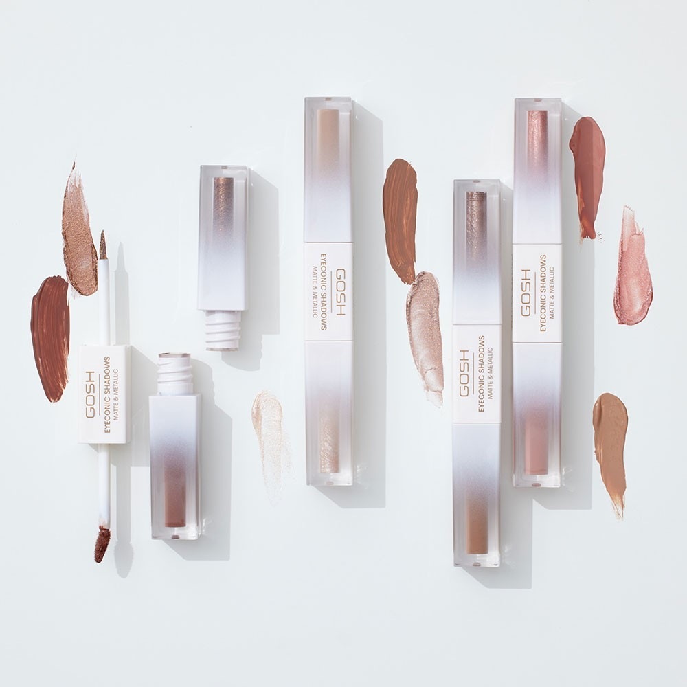 Farduri de pleoape cremoase mate și metalice Gosh Copenhagen Eyeconic Shadows