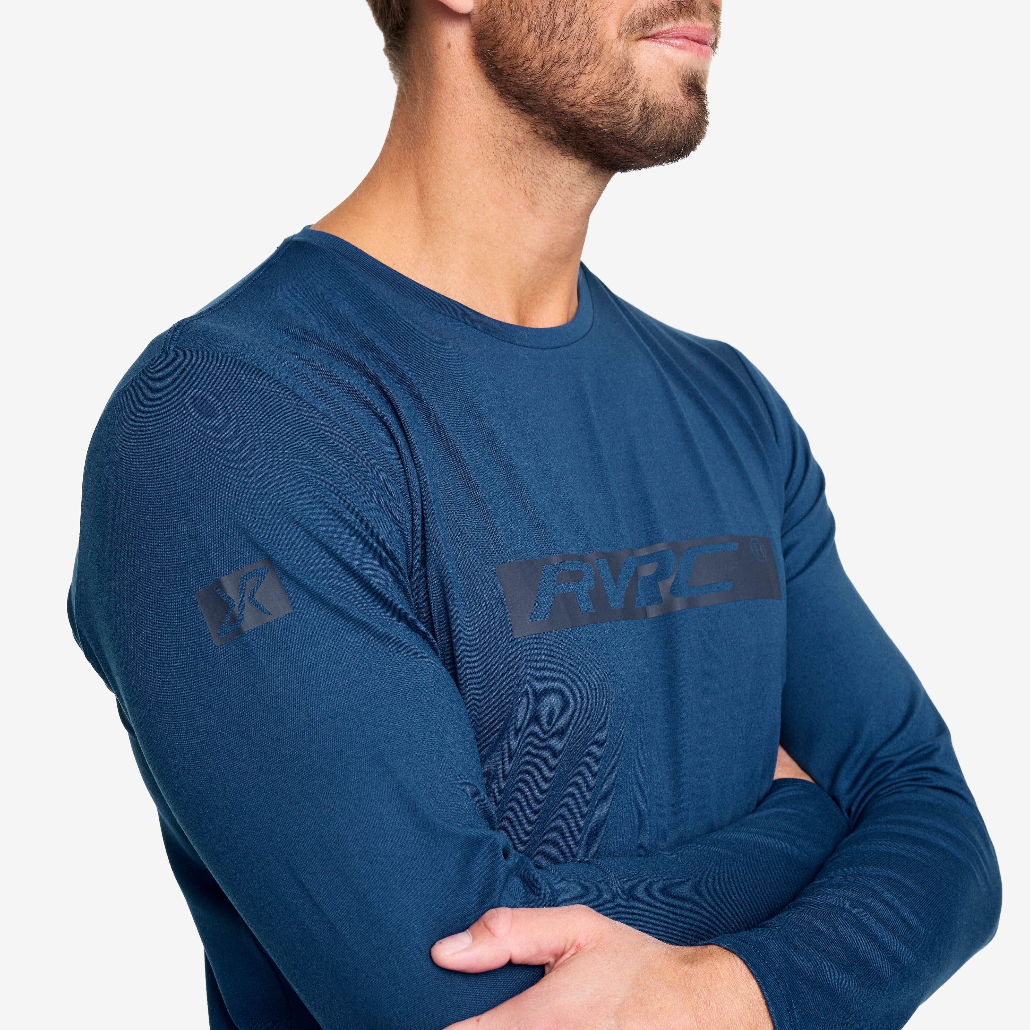 Backpacker LS Tee Homme Dark Blue