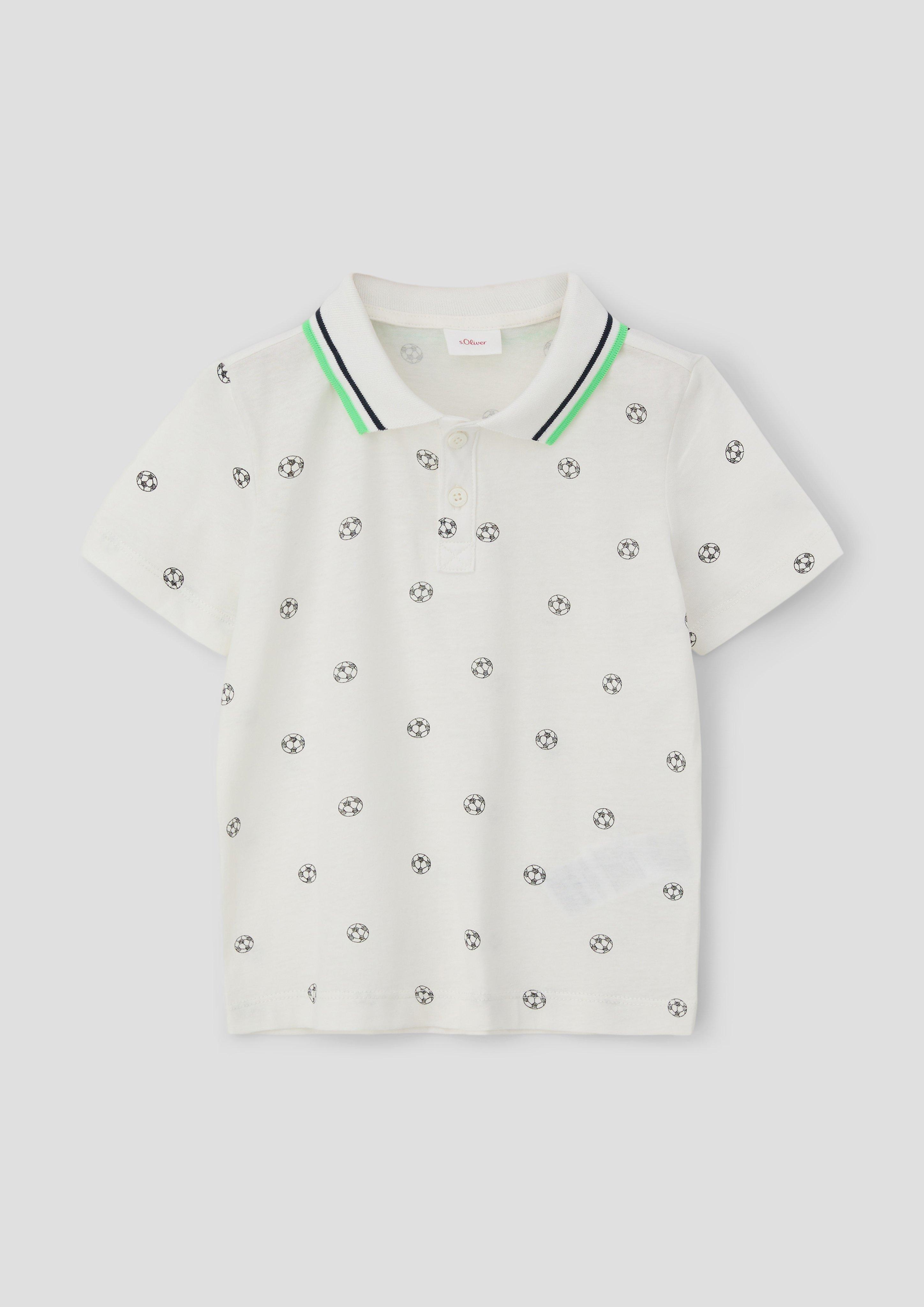 Poloshirt mit All-over-Muster  2143112-02B1