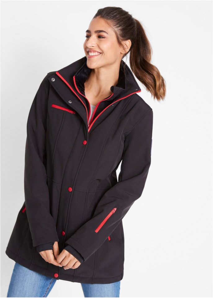 Stretch-Softshell-Longjacke