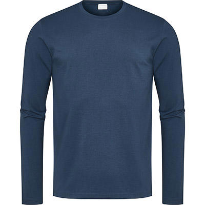Mey, Longsleeve, Baumwoll-Stretch, nachtblau