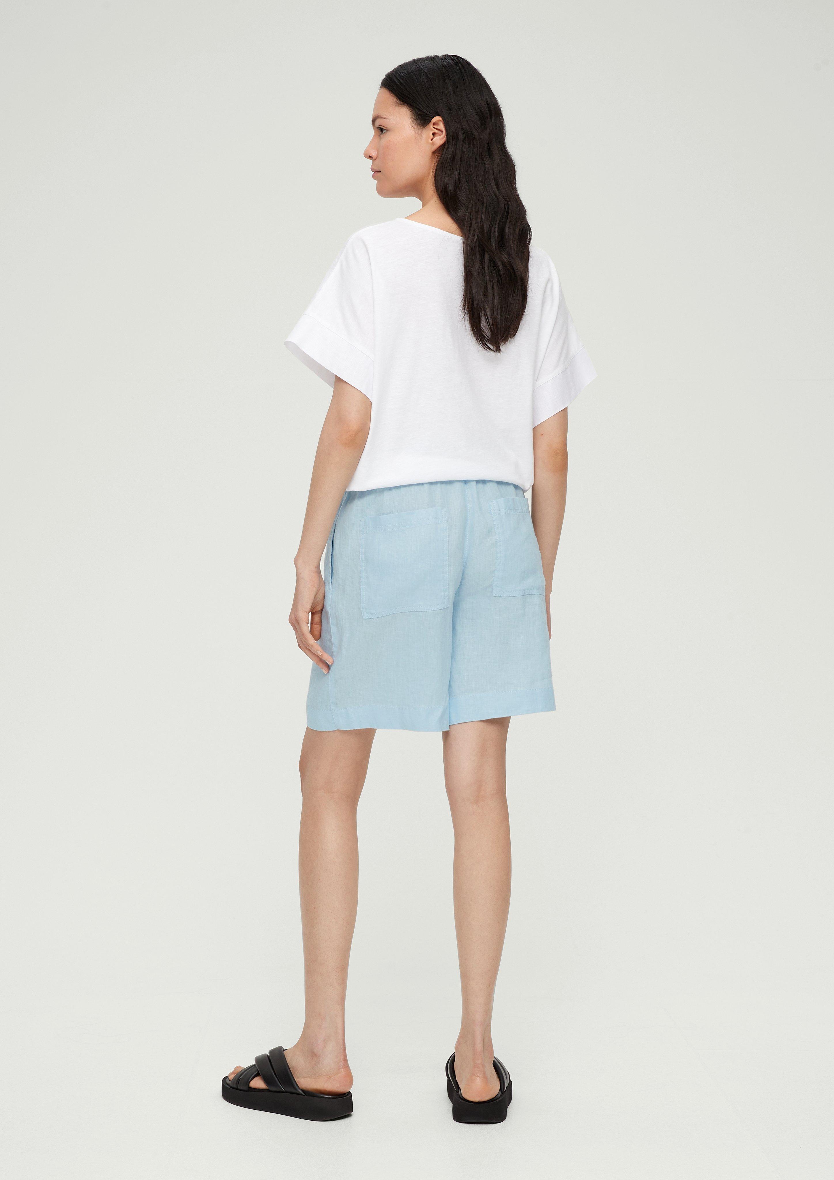 Wide Leg: Shorts aus Leinen  2130965-5081