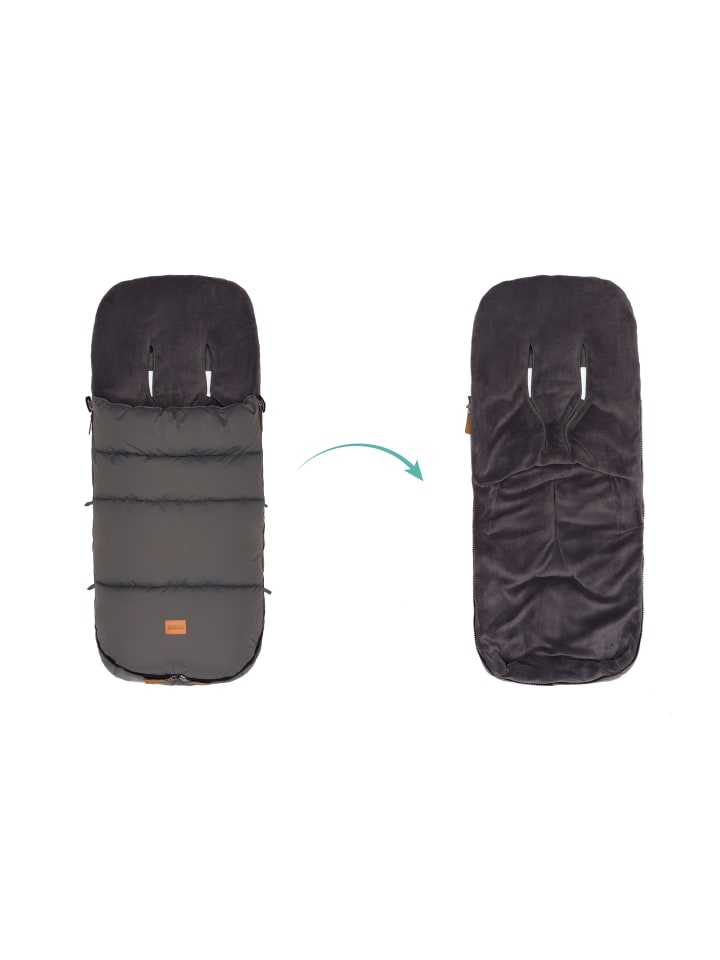 fillikid Winterfußsack Kinley Exklusiv in Grau günstig kaufen onesize