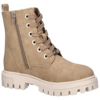 Tom Tailor Schnür Boots in beige