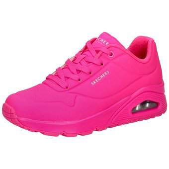 Skechers Uno Night Shades Sneaker in pink