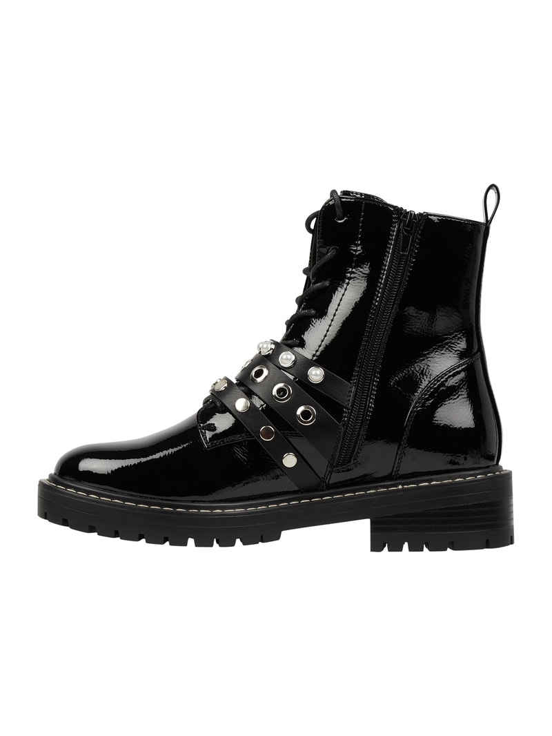 Boots in Lack-Optik Modell 'Bold' in schwarz