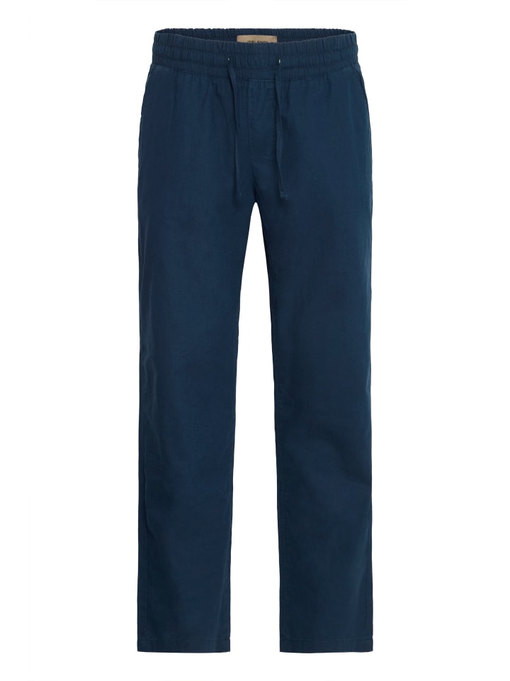 BLEND Leinenhose in Blau günstig kaufen