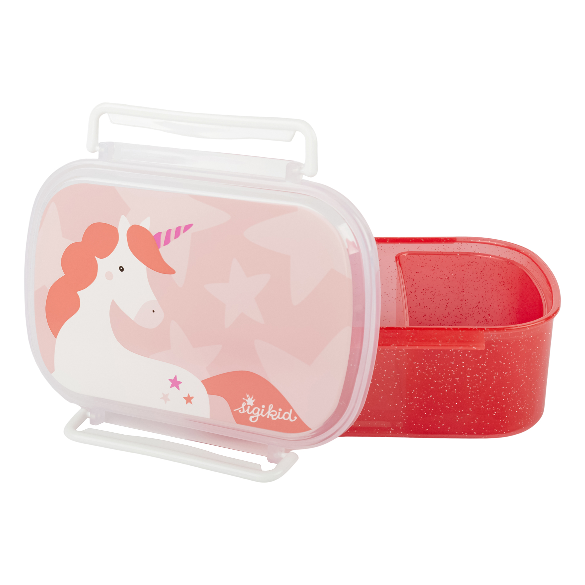 Kinder Brotdose Einhorn, rot