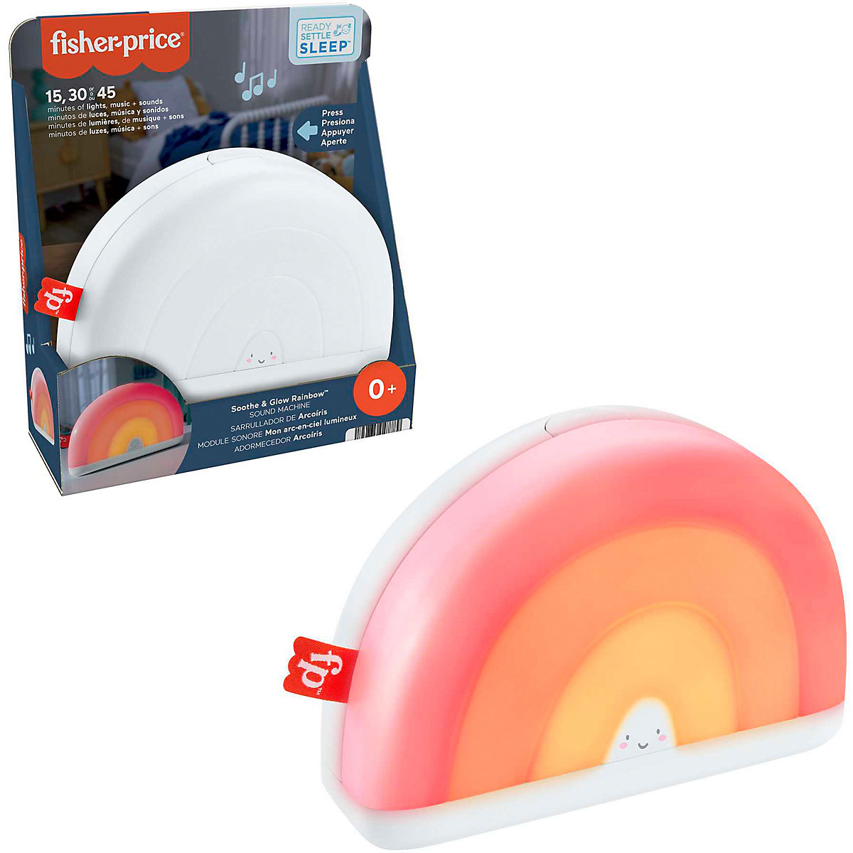 Fisher-Price Sonnenuntergang Nachtlicht & Spieluhr mit Musik und Lichtern