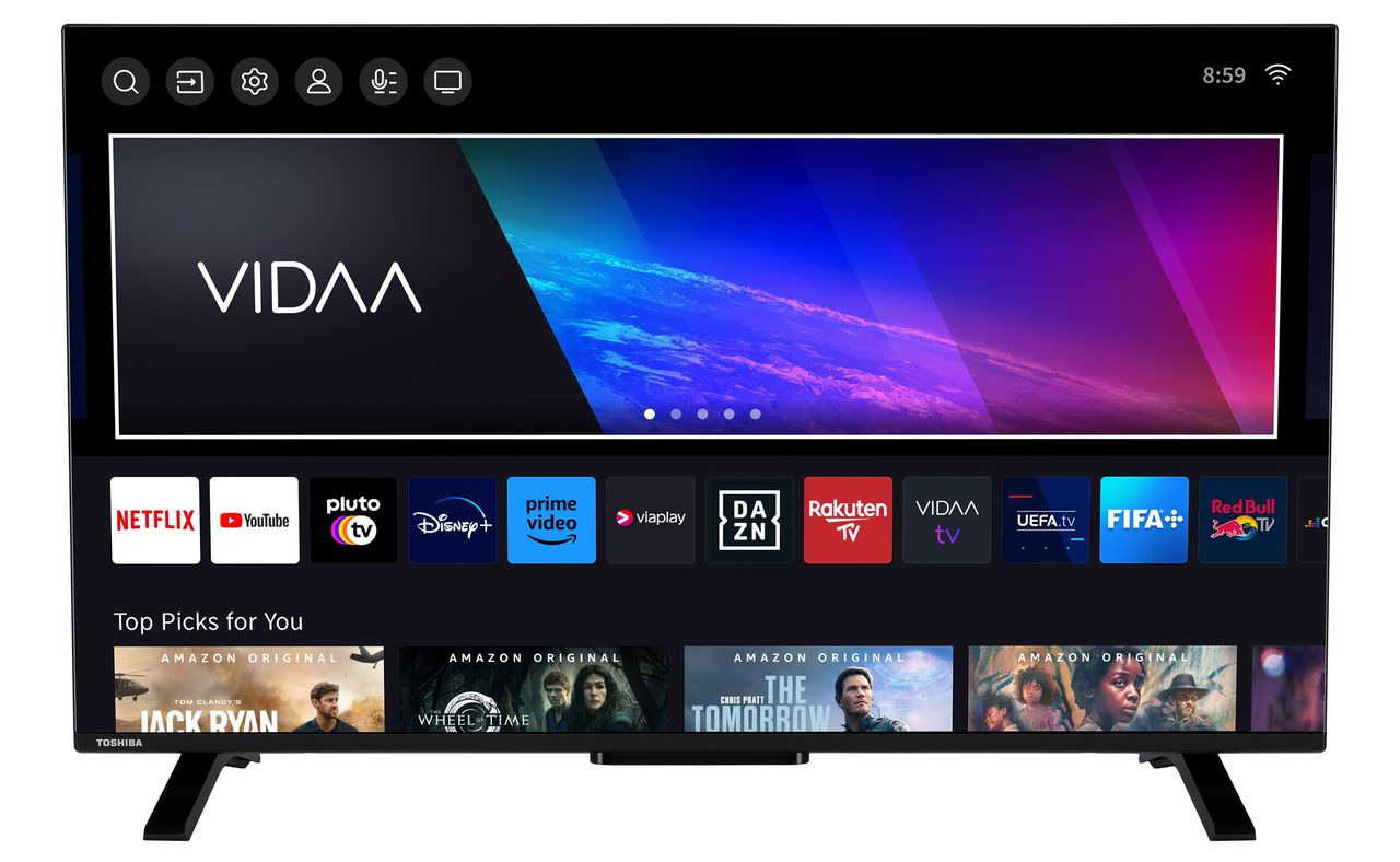 Toshiba 43QV2363DAW 43 Zoll QLED Fernseher/VIDAA Smart TV (4K UHD, HDR Dolby Vision uvm.)