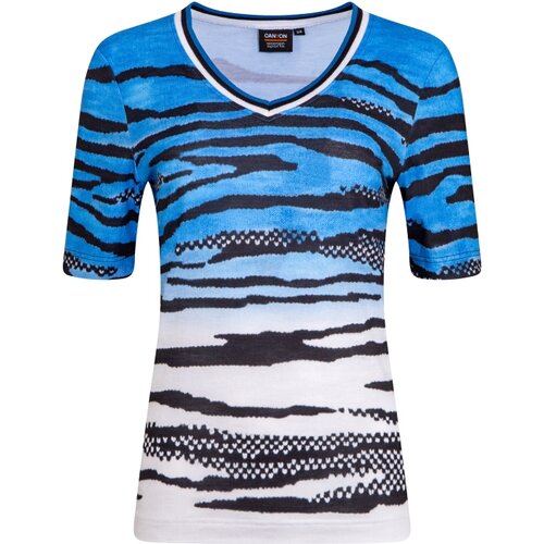 DAMEN SHIRT T-SHIRT 1/2 ARM
