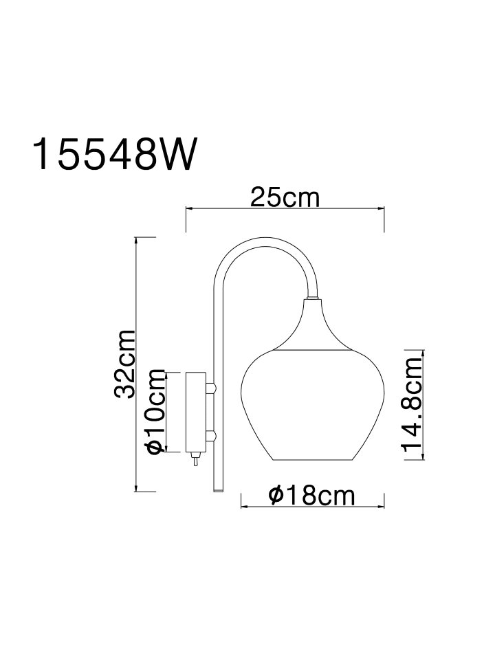 Globo lighting Wandleuchte 