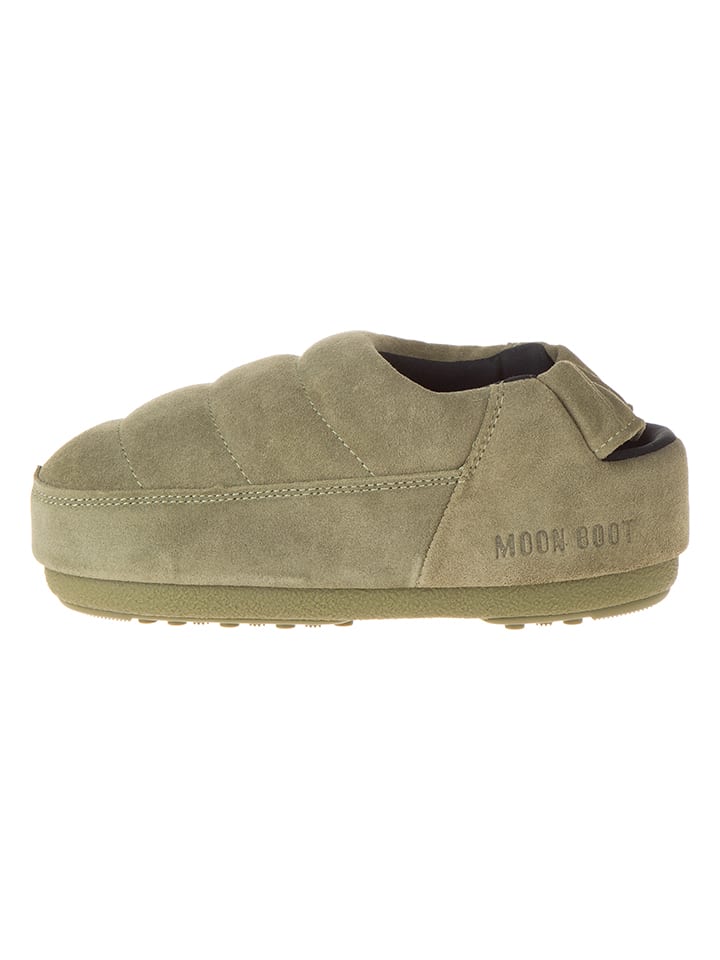 Moon Boot Leder-Hausschuhe 