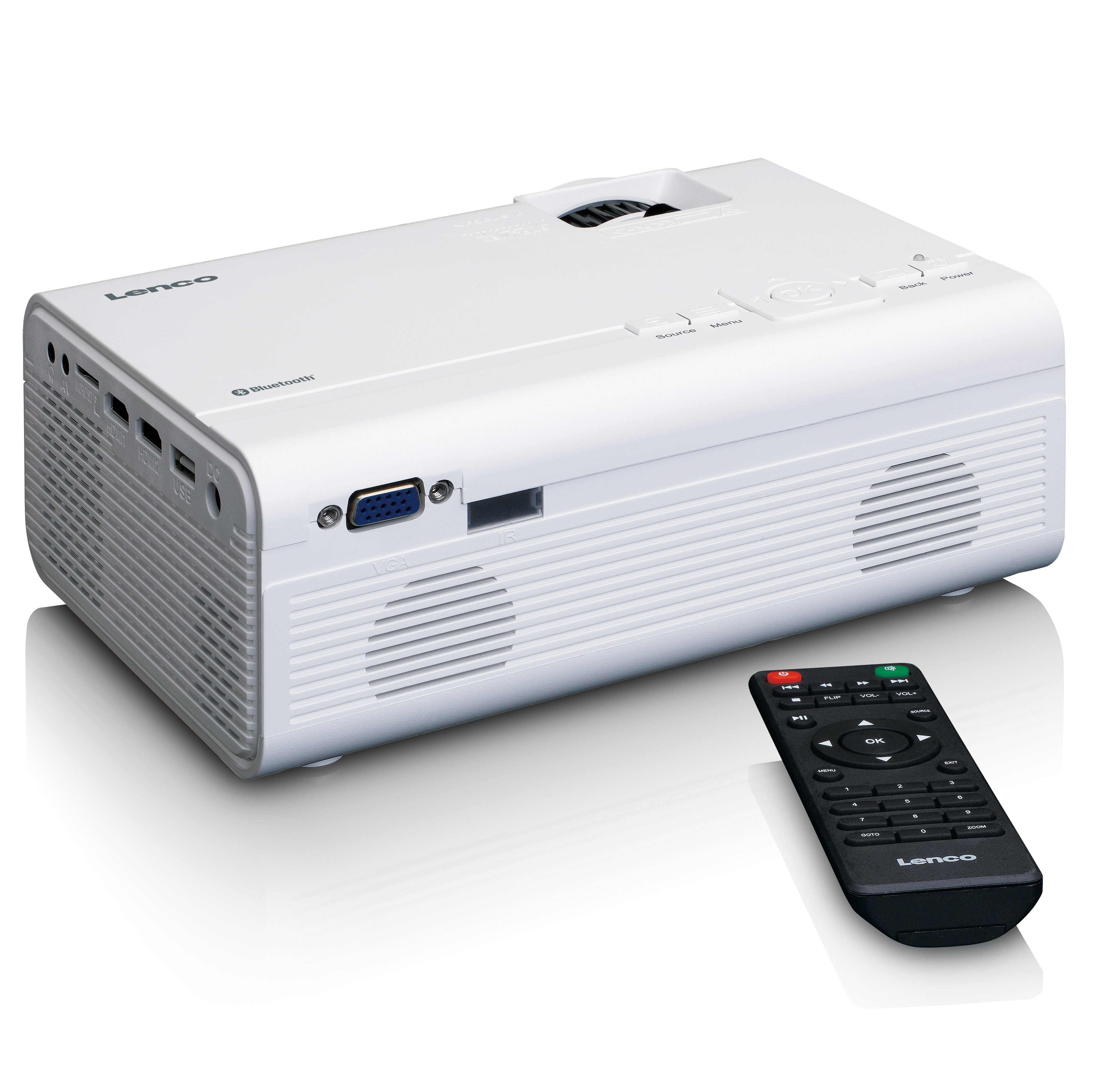 Lenco LPJ-300WH LED-Beamer (3000:1)