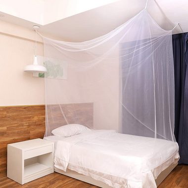 Sekey Moskitonetz Schutznetz XXL Insektenschutz Fliegennetz Doppelbett für In- & Outdoor, 220x100x200cm für Einzelbetten