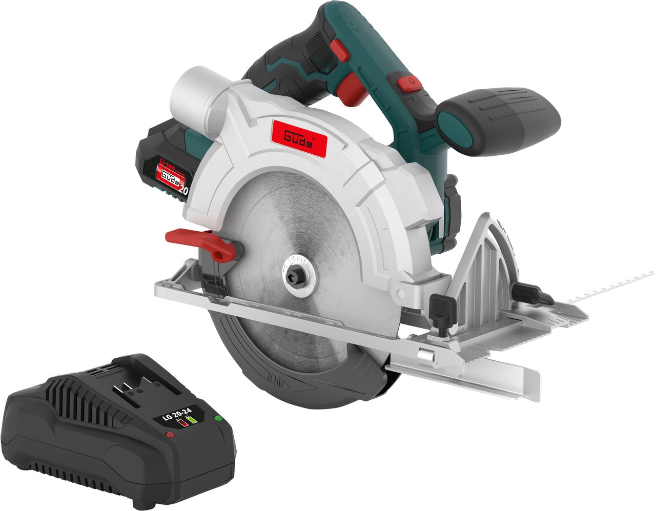 Güde 20 V Akku Kreissäge KS 20-201-24 inkl. Akku & Ladegerät