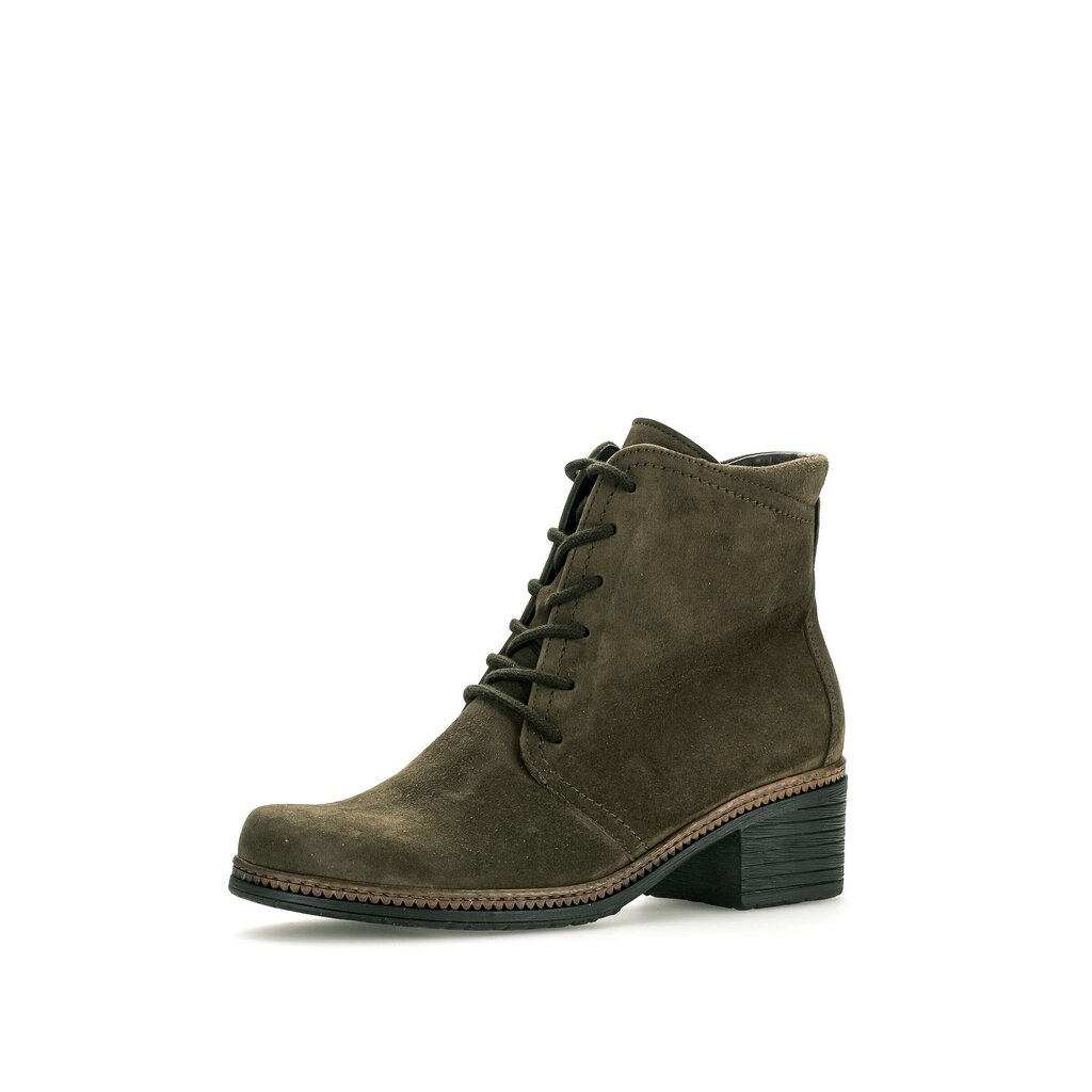 Gabor fashion Schnürstiefelette grün