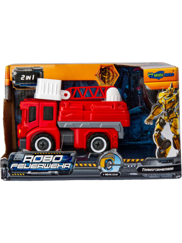 miniHeld Transformierbarer Roboter Feuerwehrauto Lastwagen LKW Spielzeugauto 3 Jahre günstig kaufen onesize