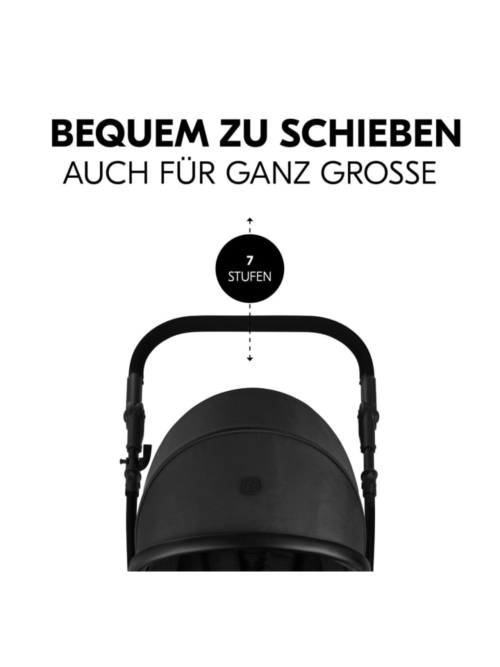 Hauck Geschwisterwagen Duett 4 - Black in schwarz günstig kaufen onesize