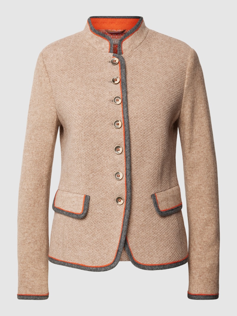 Blazer mit Pattentaschen in sand