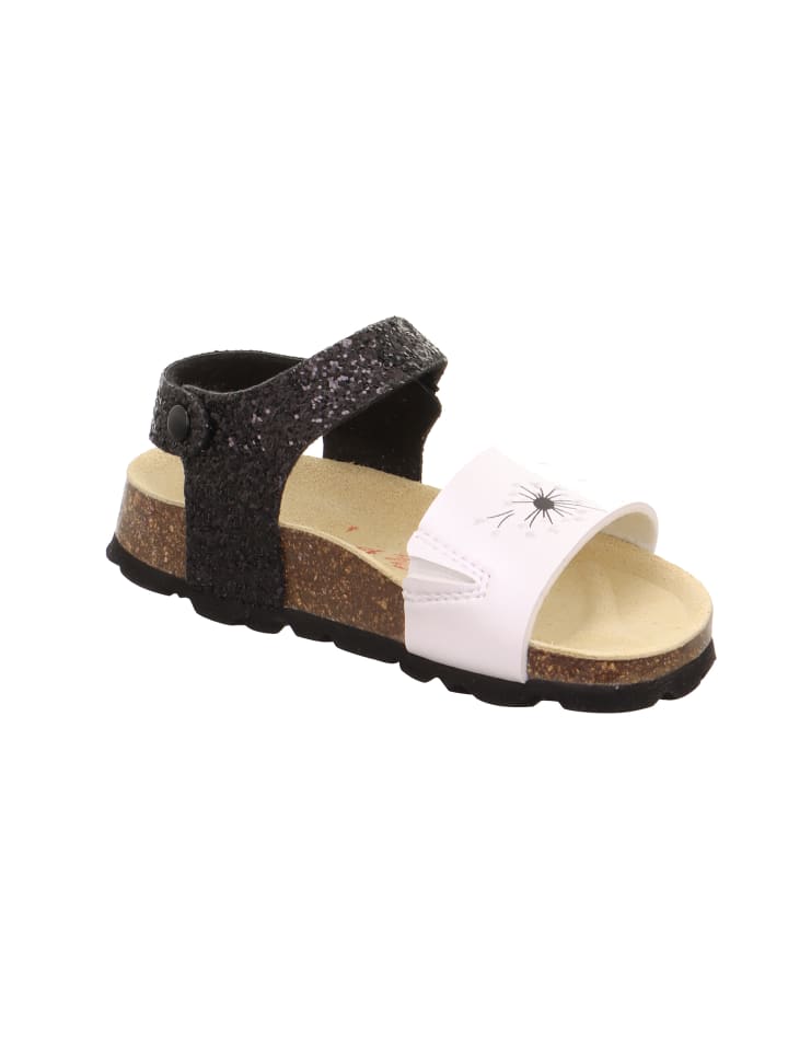 superfit Tieffußbett Sandale FUSSBETTPANTOFFEL in Weiß/Schwarz günstig kaufen 28
