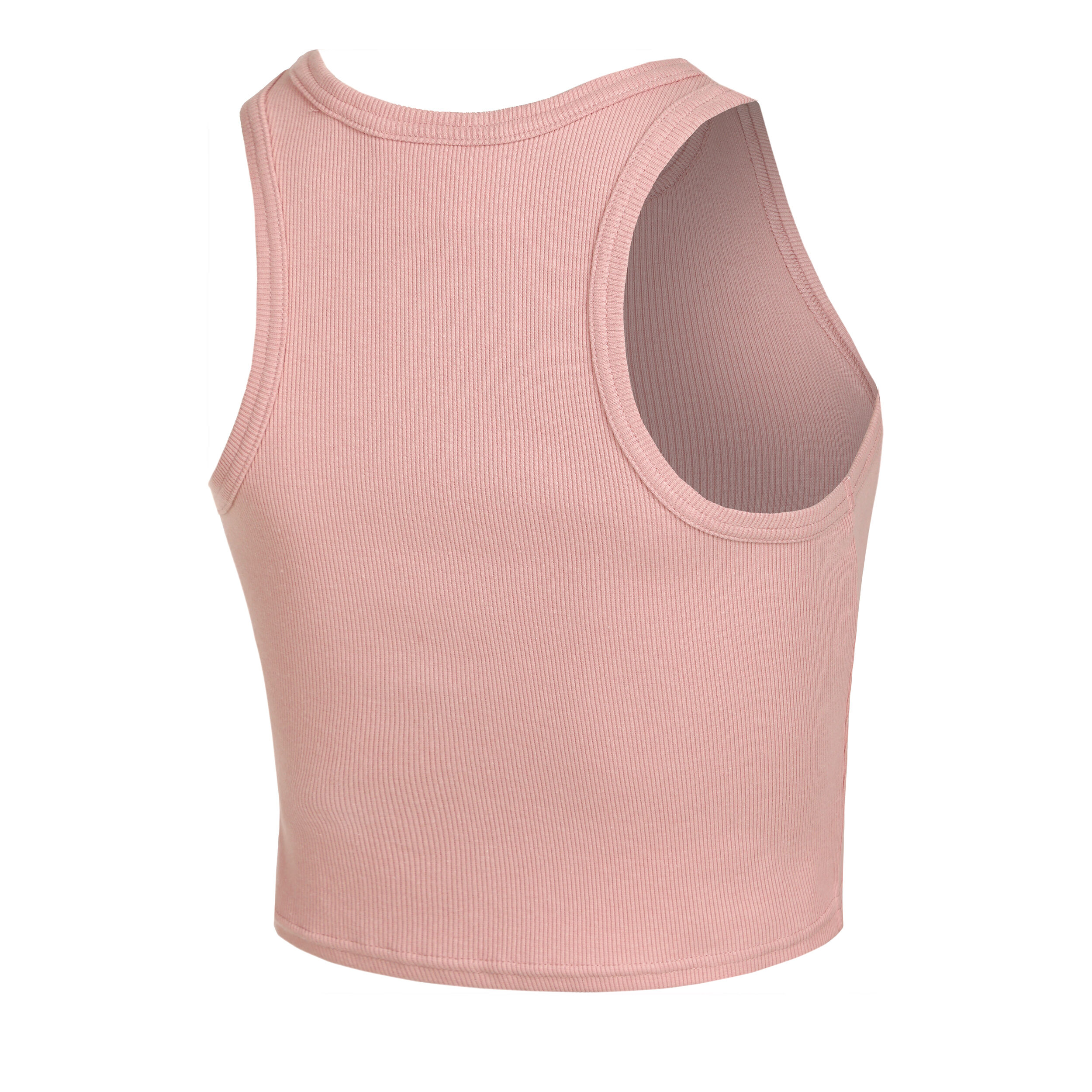 Crossroad Ribbed Tank-Top Damen - Altrosa, Rot