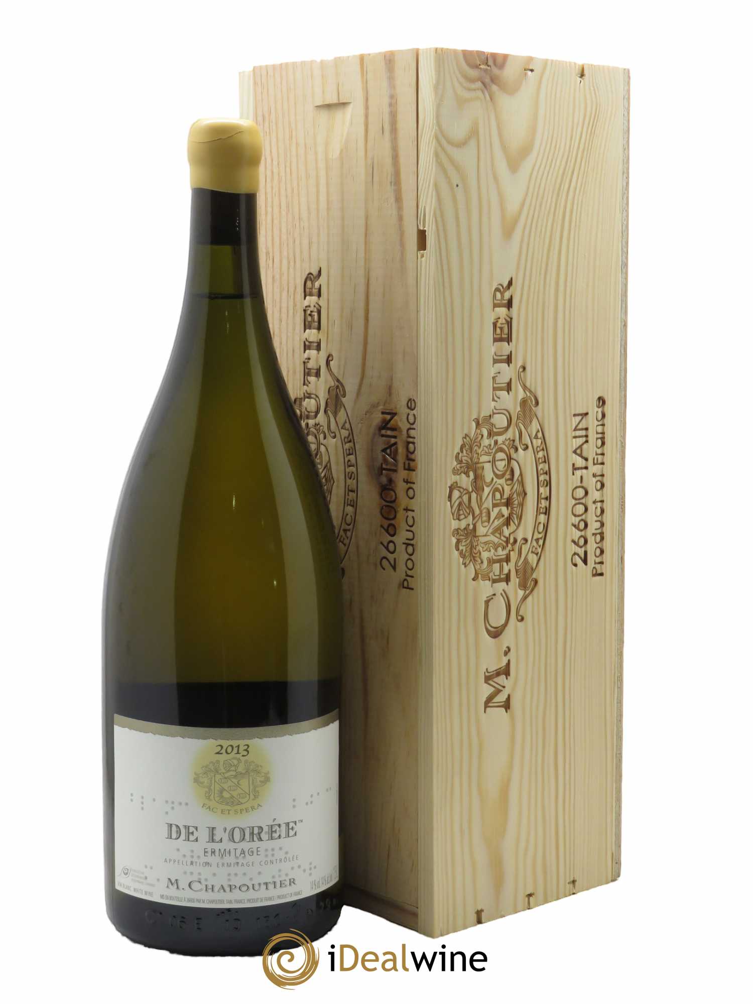 Hermitage Ermitage de l'Orée Chapoutier  2013 - Lot de 1 Magnum