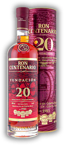 Ron Centenario Sistema Solera 20 Anos Fundacion Ron Centenario Sistema Solera 20 Anos Fundacion  Alter 20 J. - 0,7	 Liter - Vol 40%