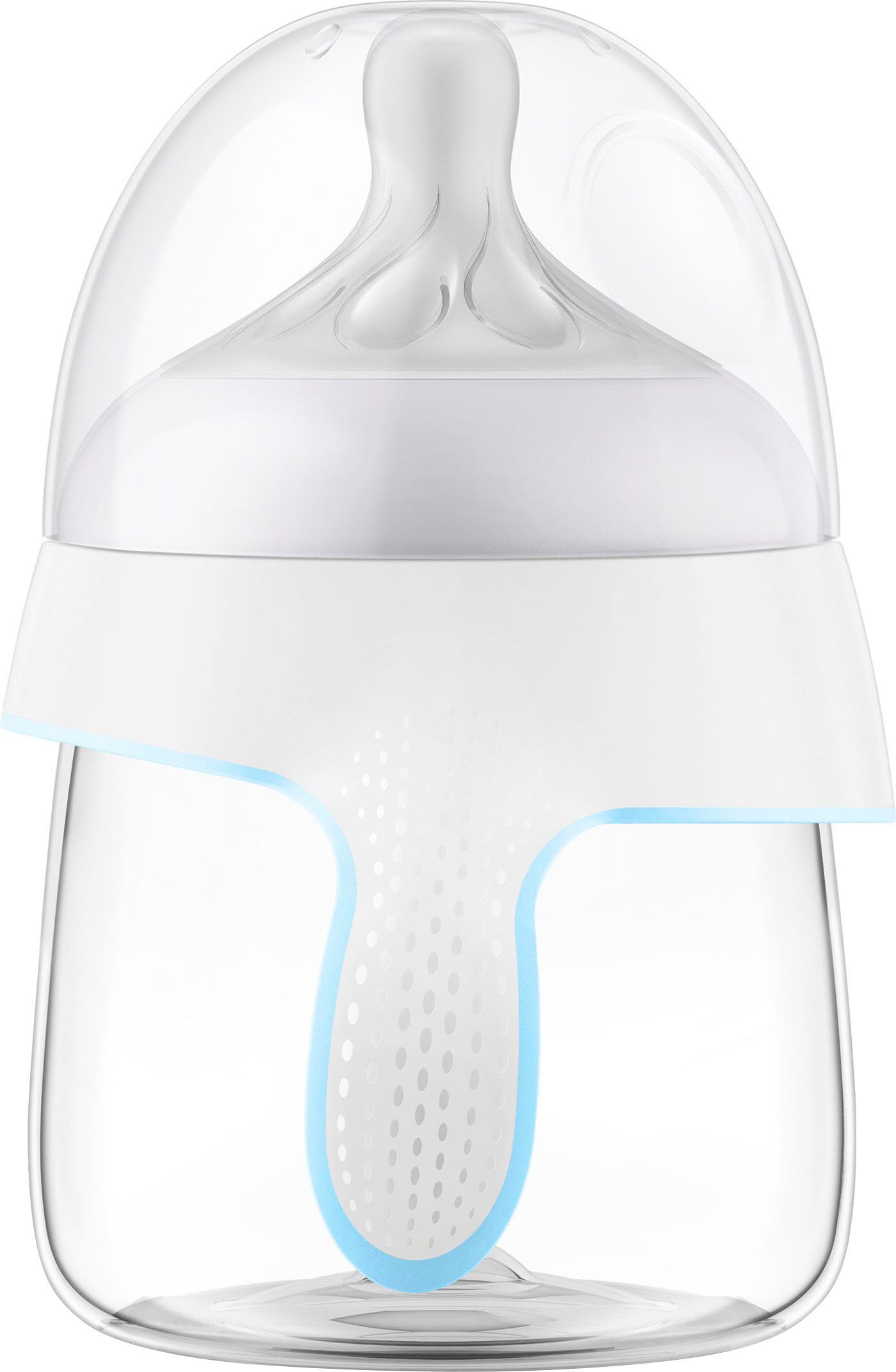 Philips AVENT Babyflasche Natural Response SCF263/61, mit Lerngriffen, 125 ml, ab dem 6. Monat