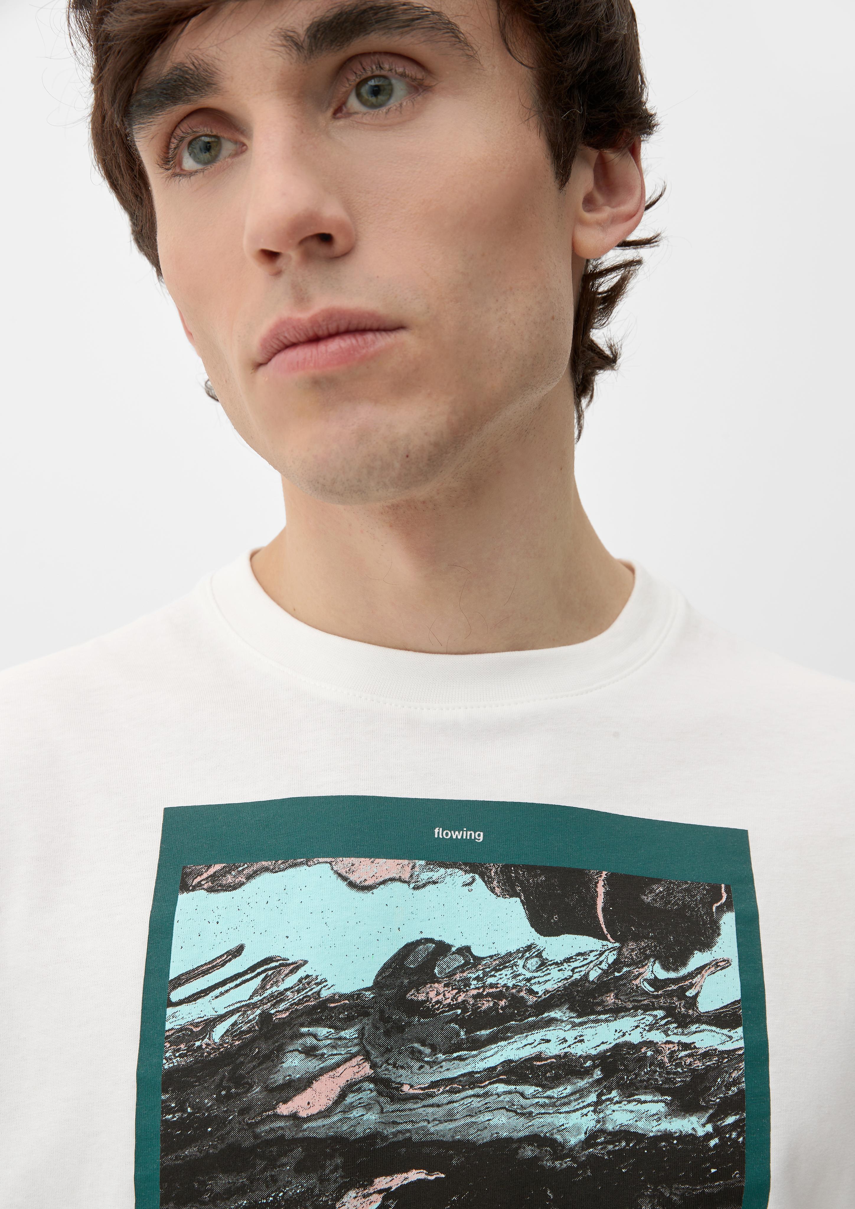 T-Shirt mit Frontprint  2129862-01D1