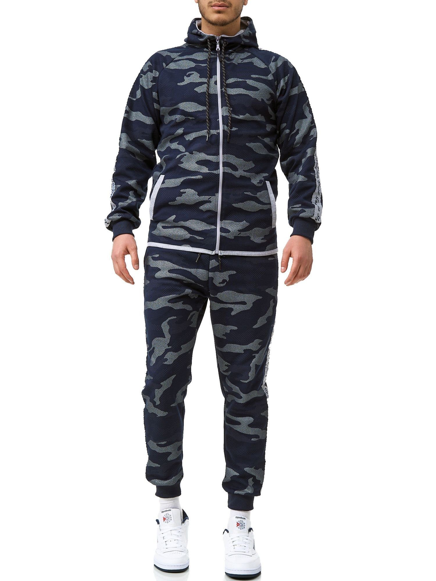 John Kayna Jogginganzug Herren Jogginganzug Sportanzug Männer Trainingsanzug Sportbekleidung (Sportanzug Jogger Trainingsanzug), Fitness Freizeit Casual