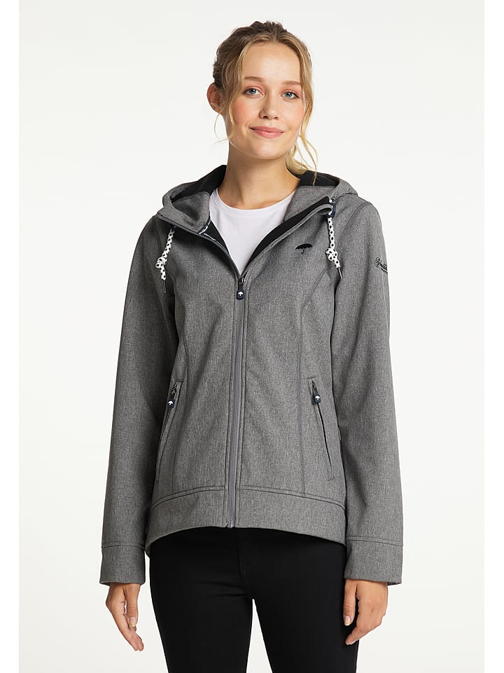 Schmuddelwedda Softshelljacke in Grau günstig kaufen