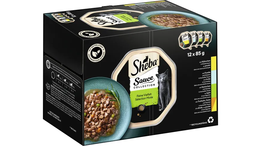 SHEBA® Schale Sauce Speciale Herzhafte Komposition mit Gemüse 1020 g