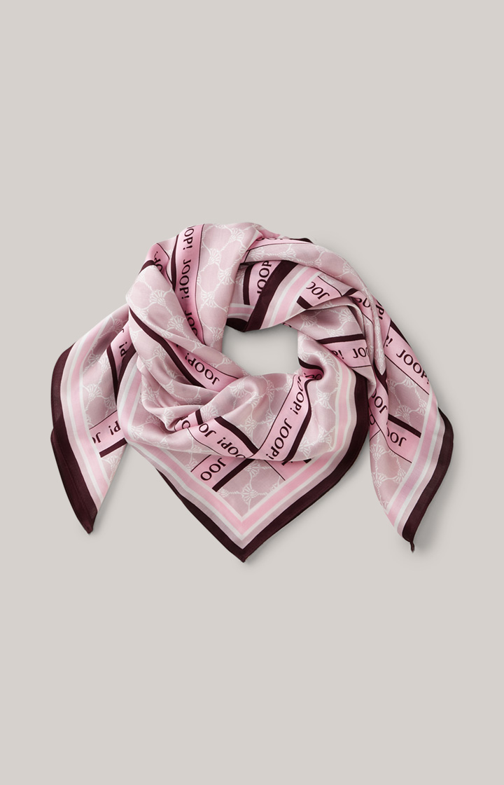 Tuch in Rosa gemustert