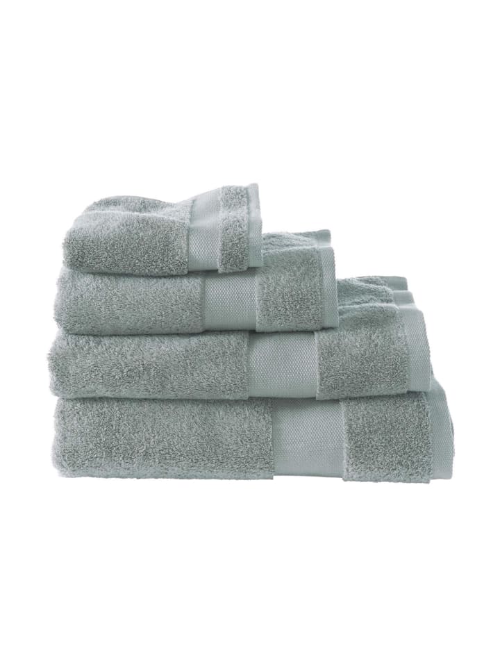 Hessnatur Frottier Handtuch in salbei günstig kaufen
