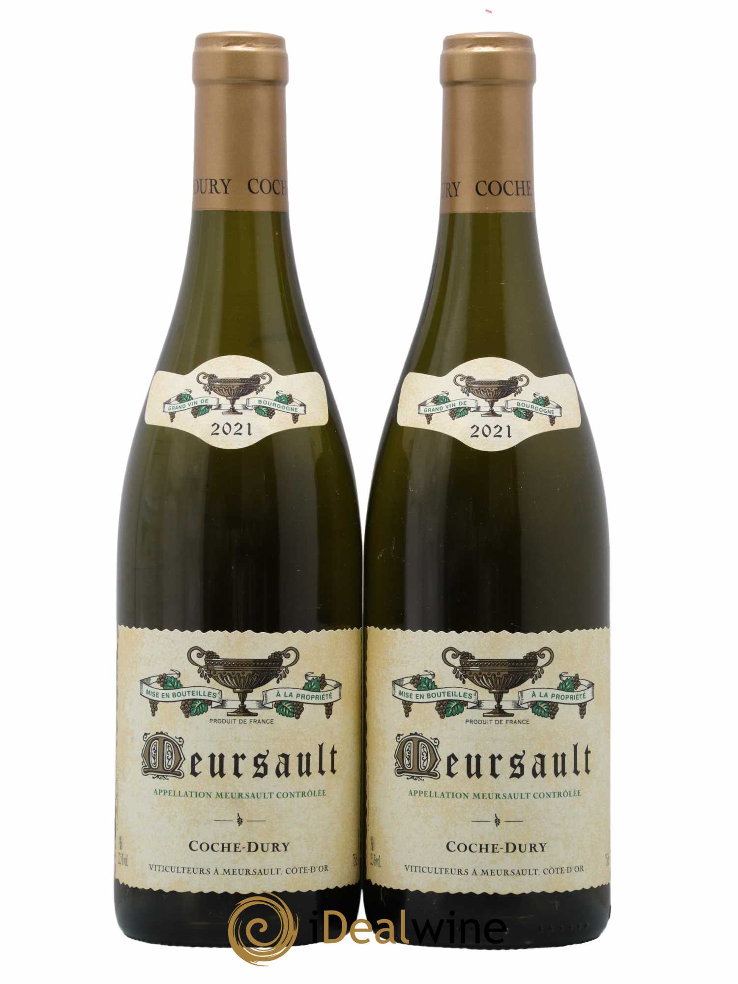 Meursault Coche Dury (Domaine)  2021 - Lot de 2 Bouteilles