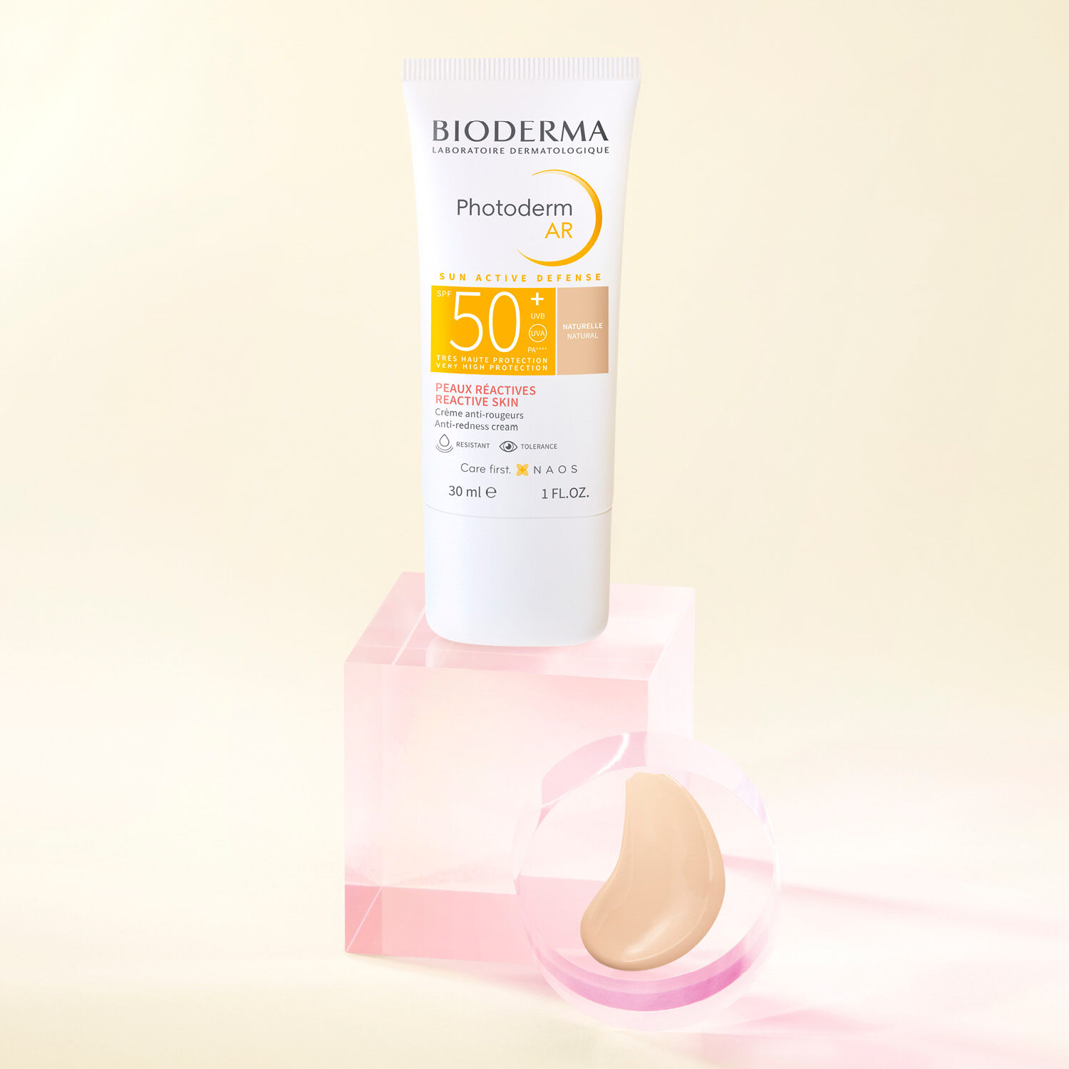 Bioderma Photoderm AR Crème Anti-Rougeurs, Peaux Réactives SPF50+ 30 ml