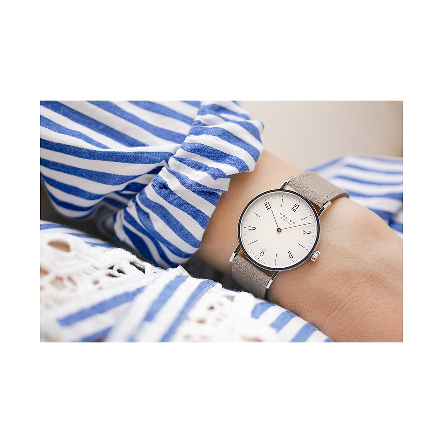 Nomos Glashütte Damenuhr Tangente 33 Duo