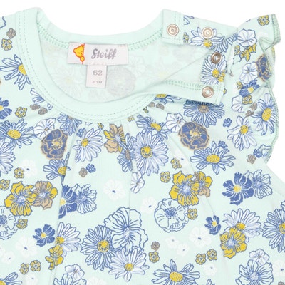Set Leggings + T-Shirt kurzarm, hellblau für Mädchen