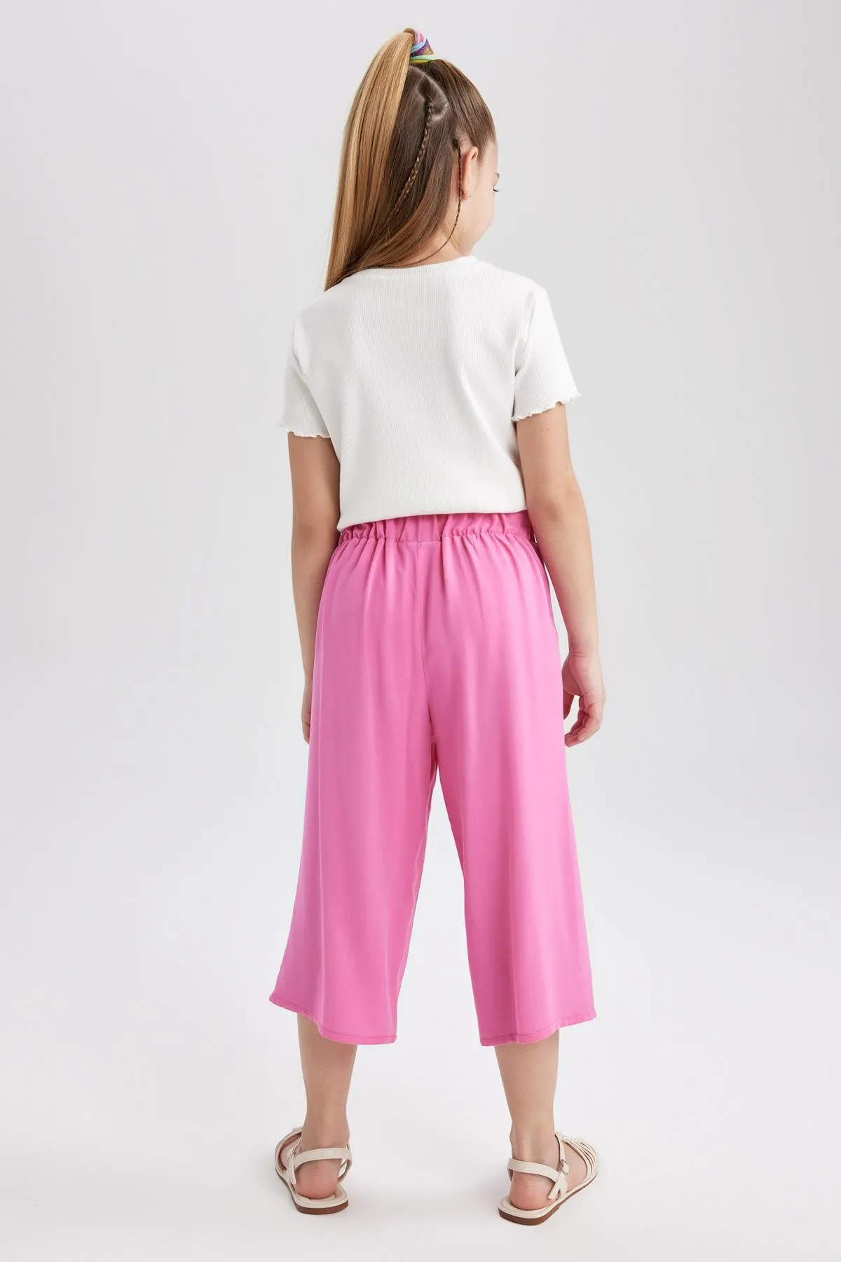 DeFacto  Mädchen-Culotte-Hose aus Viskose mit weitem Bein T3877a623hs