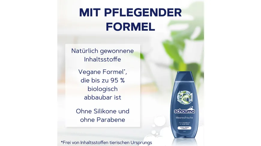 Schauma Shampoo 3in1 Meeresfrische 400 ml