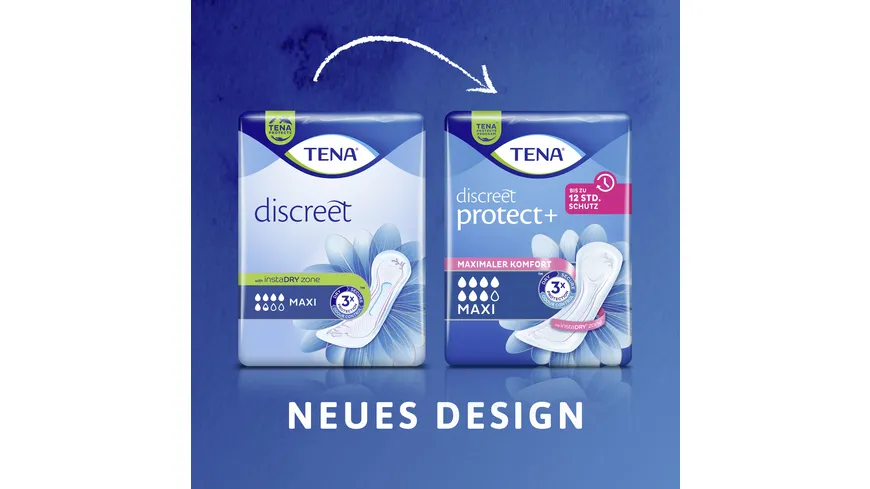 TENA discreet protect + Maxi Slipeinlagen