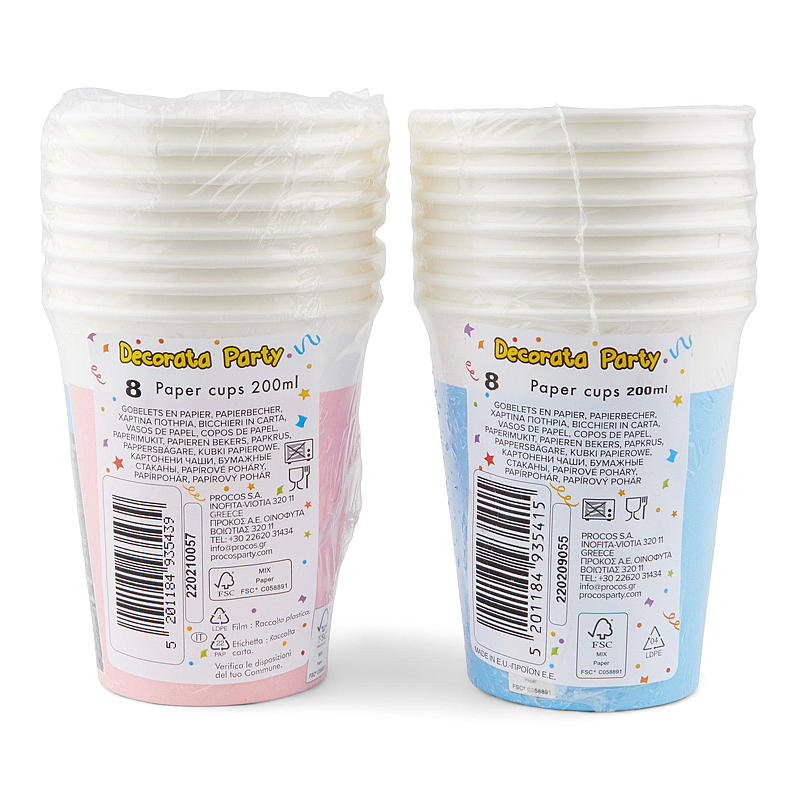 Engangskrus 8-pk 200 ml