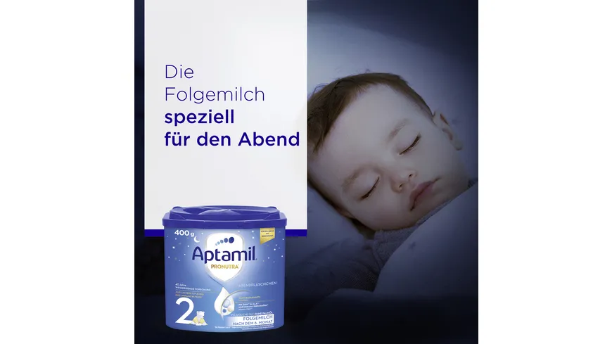 Aptamil Pronutra 2 Folgemilch Abendfläschchen 400 g