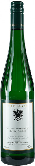 2017 Winkeler Jesuitengarten Riesling Spätlese edelsüß - Weingut Abteihof St. Nicolaus