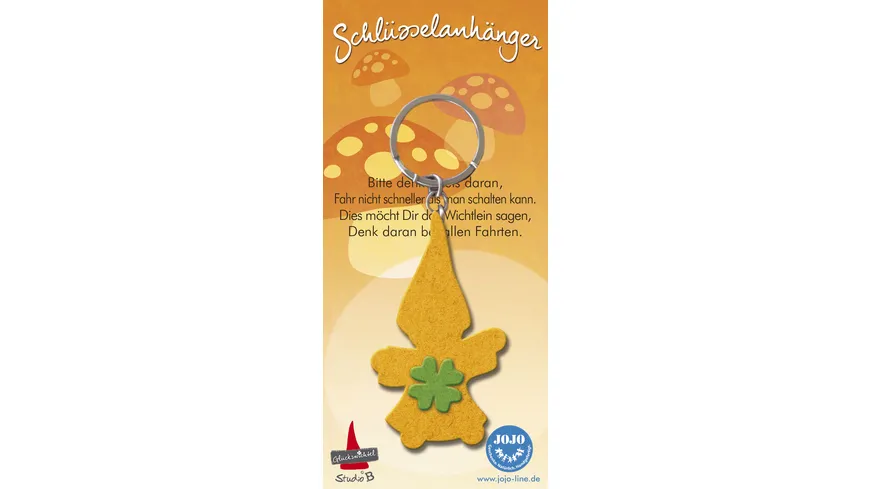 JOJO Filzwichtel Schlüsselanhänger 