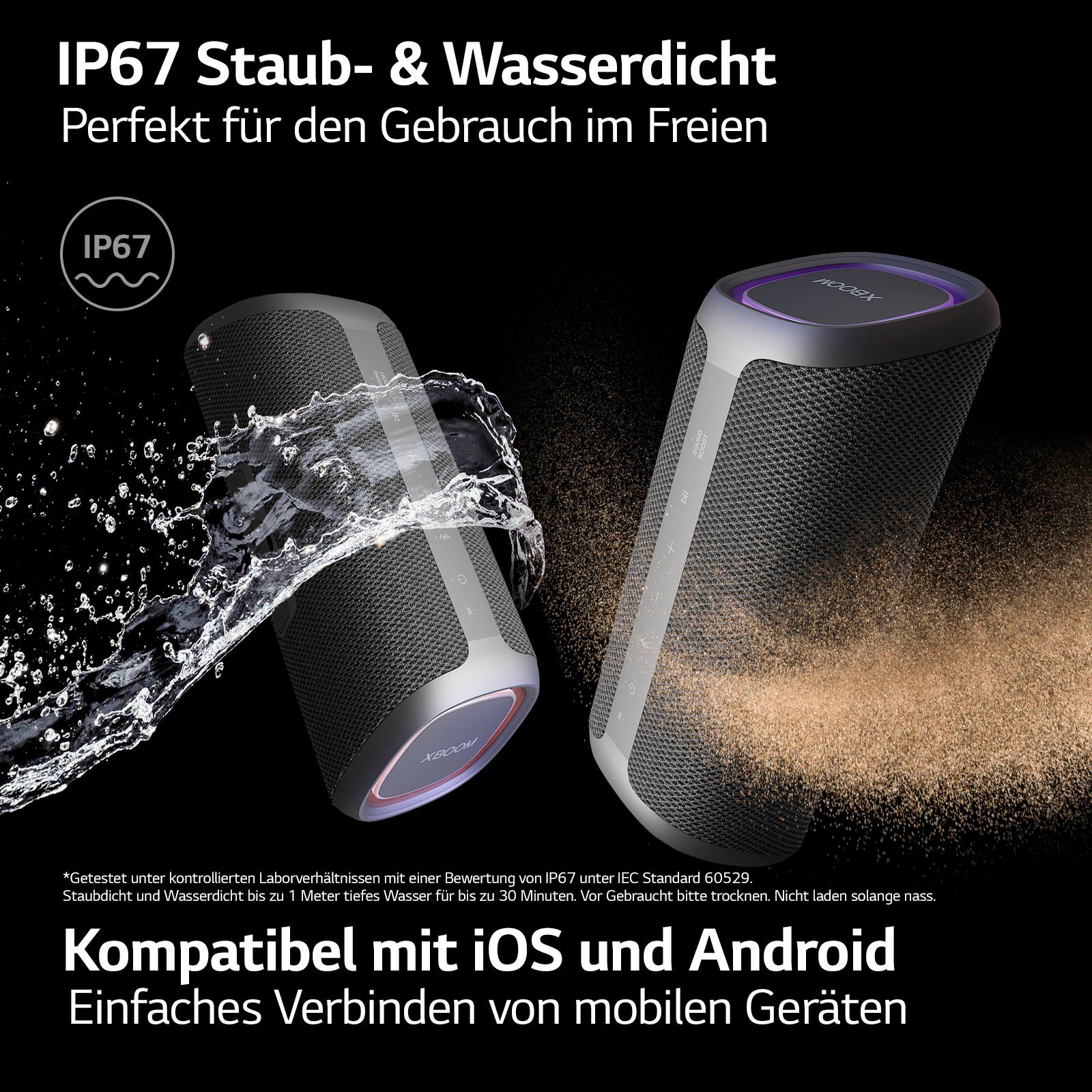 LG XBOOM Go DXG7 1.0 Lautsprecher (Bluetooth, 40 W)