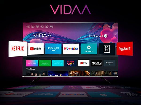 Hisense 50E76GQ QLED-Fernseher (126 cm/50 Zoll, 4K Ultra HD, Smart-TV, Quantum Dot, Dolby Vision & Atmos, USB Recording)