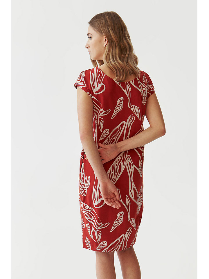 TATUUM Kleid in Weiß/ Rot günstig kaufen